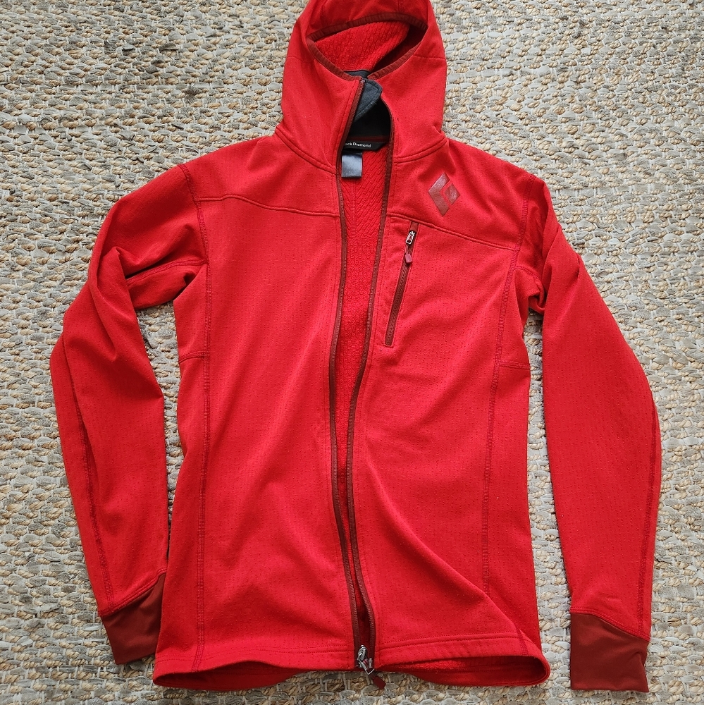 Black diamond men coefficient fleece hoody polartec
